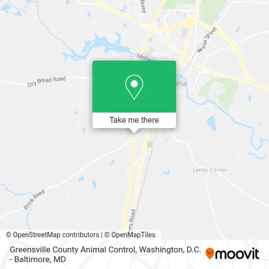 Greensville County Animal Control map