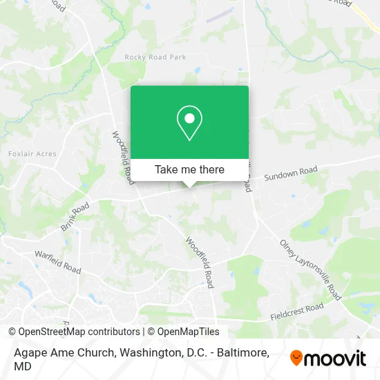Agape Ame Church map
