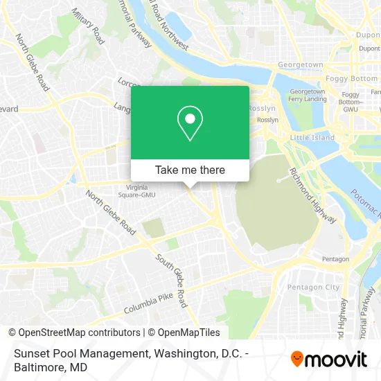 Sunset Pool Management map