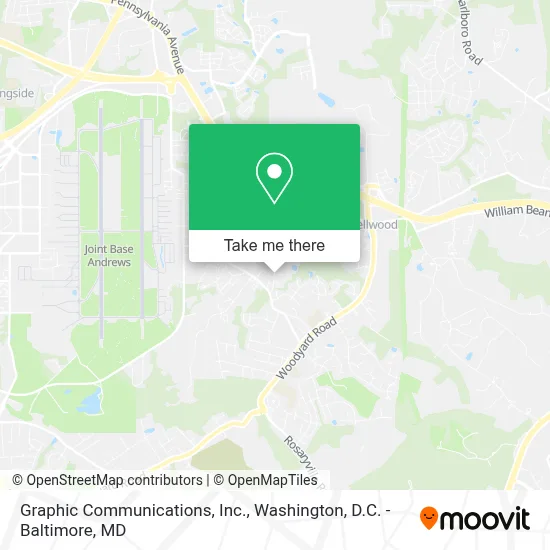 Graphic Communications, Inc. map