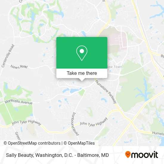 Sally Beauty map