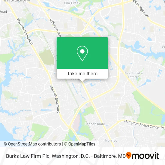 Burks Law Firm Plc map