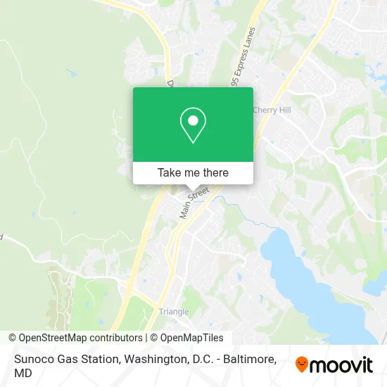 Sunoco Gas Station map
