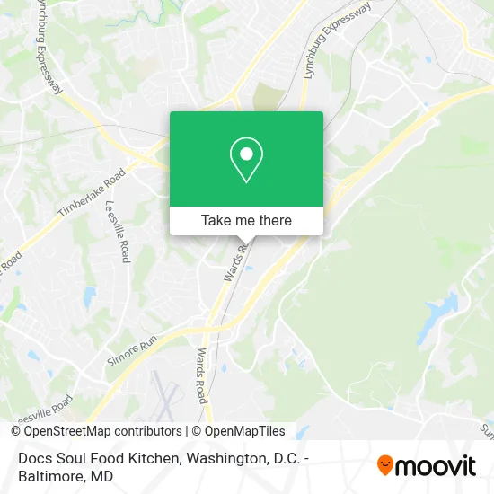Docs Soul Food Kitchen map