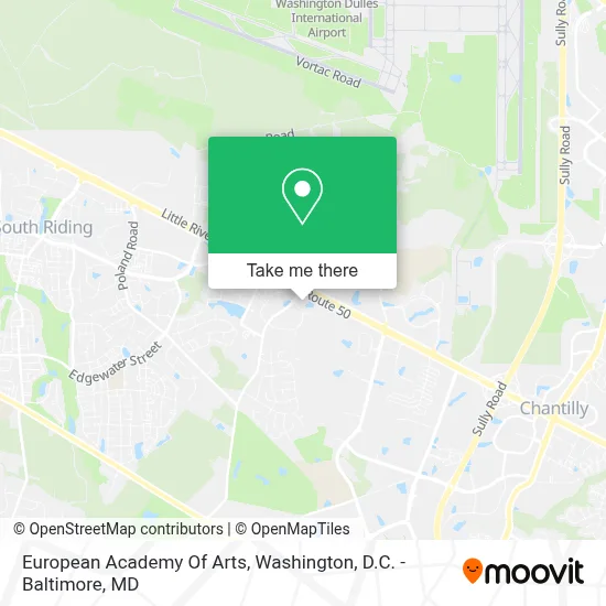 European Academy Of Arts map