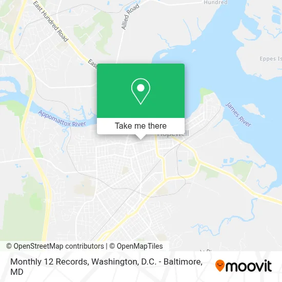 Monthly 12 Records map