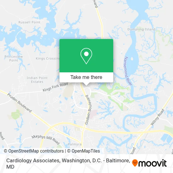 Cardiology Associates map