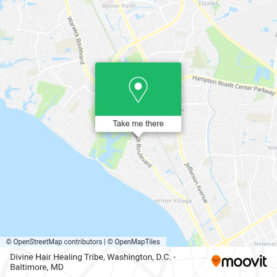 Divine Hair Healing Tribe map