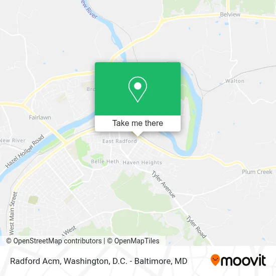 Radford Acm map