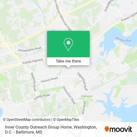 Inner County Outreach Group Home map