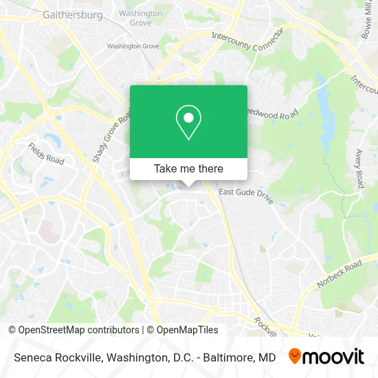 Seneca Rockville map