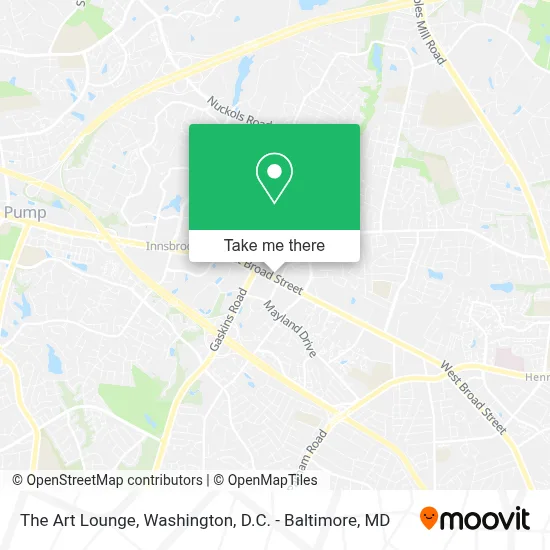 The Art Lounge map
