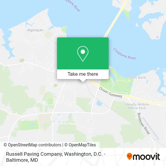 Russell Paving Company map