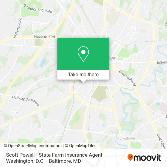 Scott Powell - State Farm Insurance Agent map