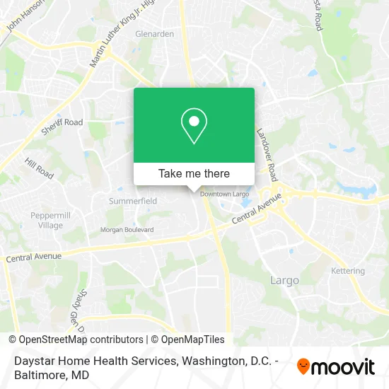 Daystar Home Health Services map