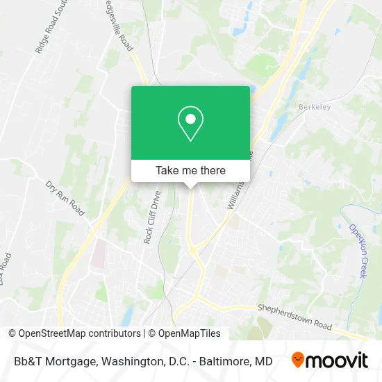 Bb&T Mortgage map
