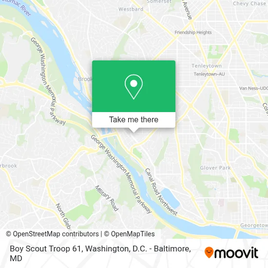 Boy Scout Troop 61 map