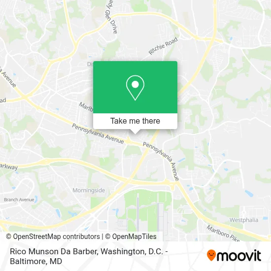 Rico Munson Da Barber map