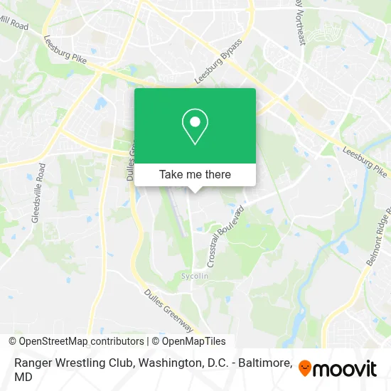 Ranger Wrestling Club map