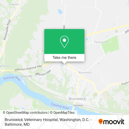 Brunswick Veterinary Hospital map