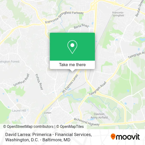 David Larrea: Primerica - Financial Services map