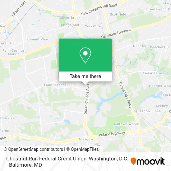 Chestnut Run Federal Credit Union map