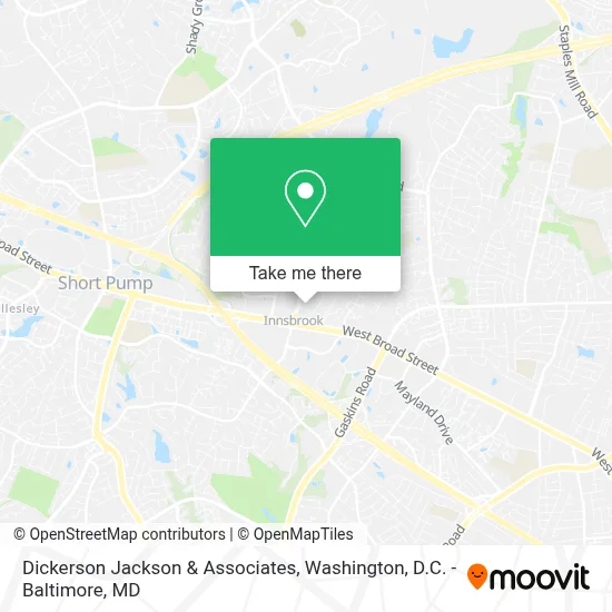 Dickerson Jackson & Associates map