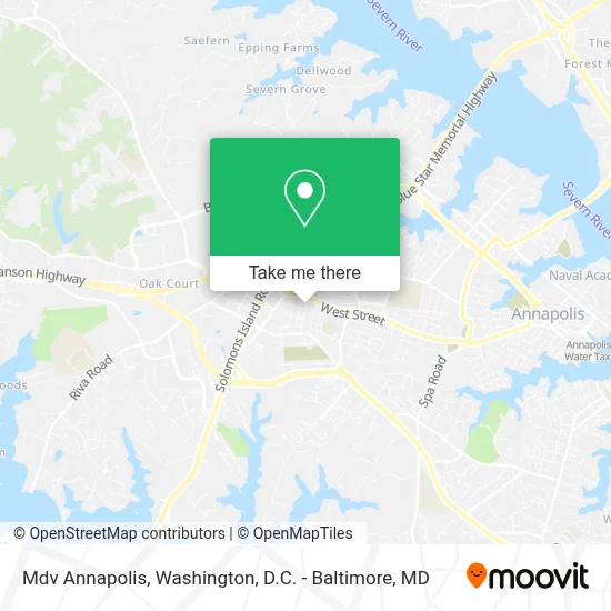 Mdv Annapolis map