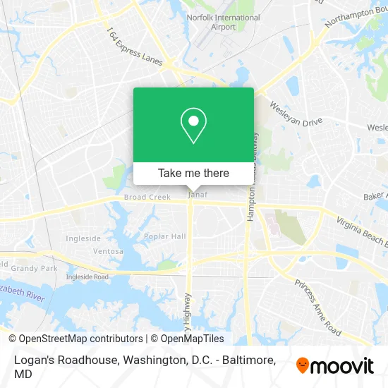Logan's Roadhouse map