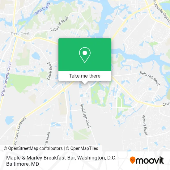 Maple & Marley Breakfast Bar map