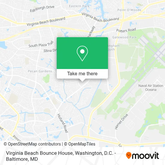 Virginia Beach Bounce House map