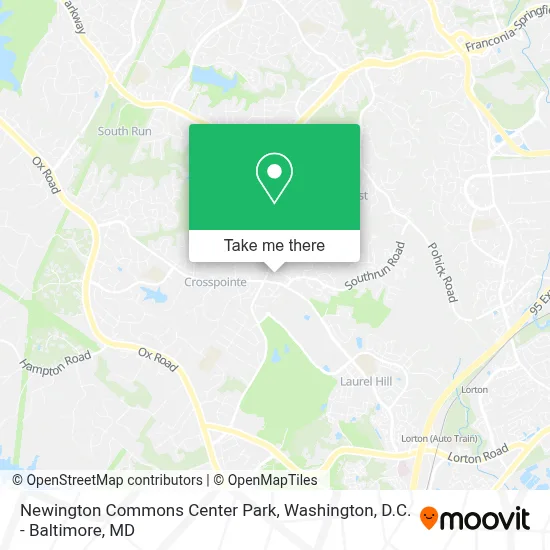 Newington Commons Center Park map