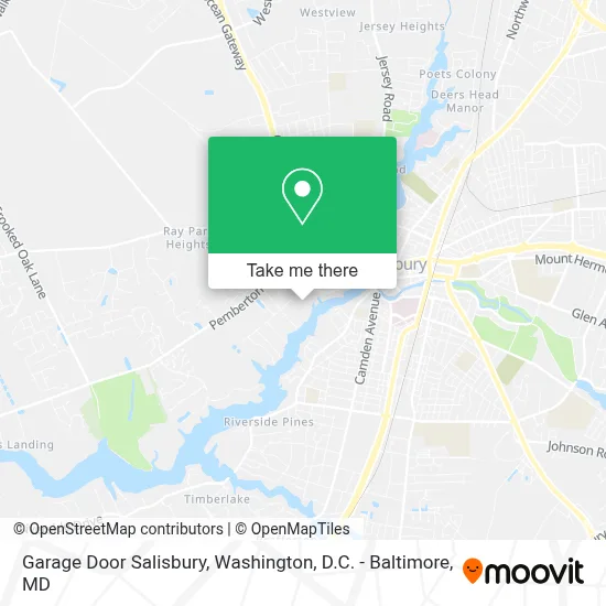 Garage Door Salisbury map