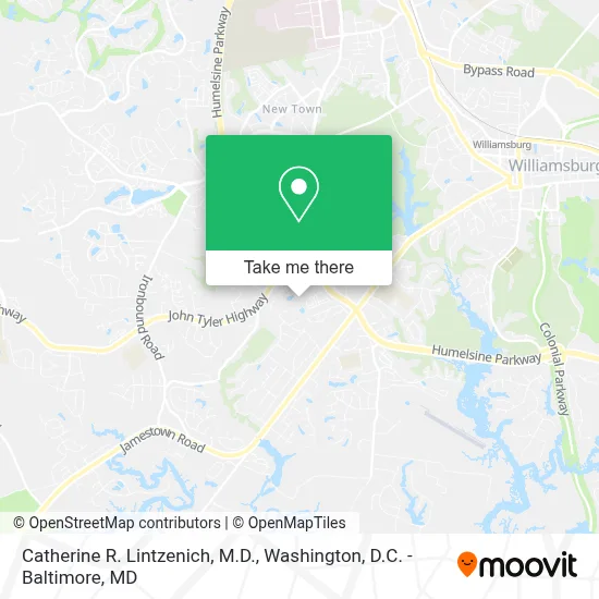 Catherine R. Lintzenich, M.D. map