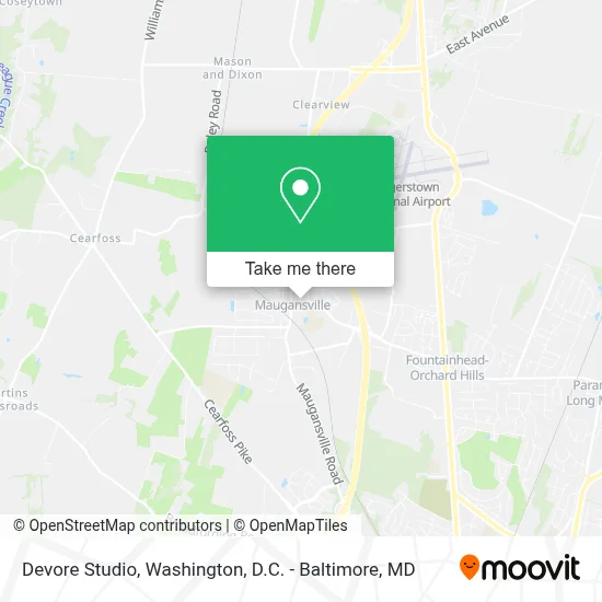 Devore Studio map