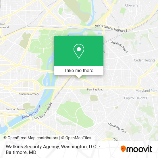 Watkins Security Agency map