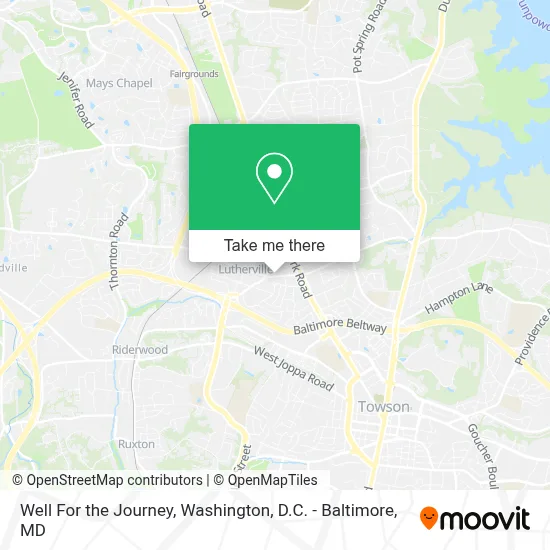 Well For the Journey map