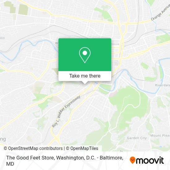The Good Feet Store map