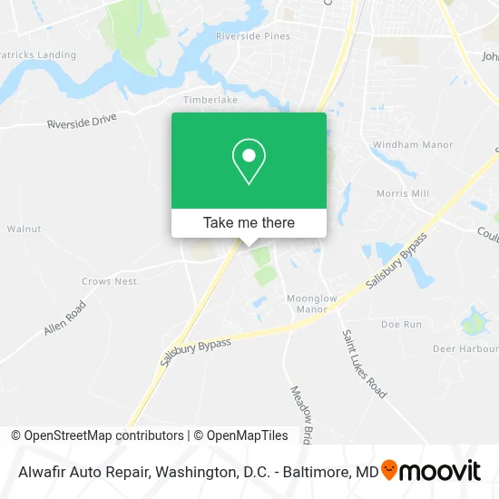 Alwafir Auto Repair map