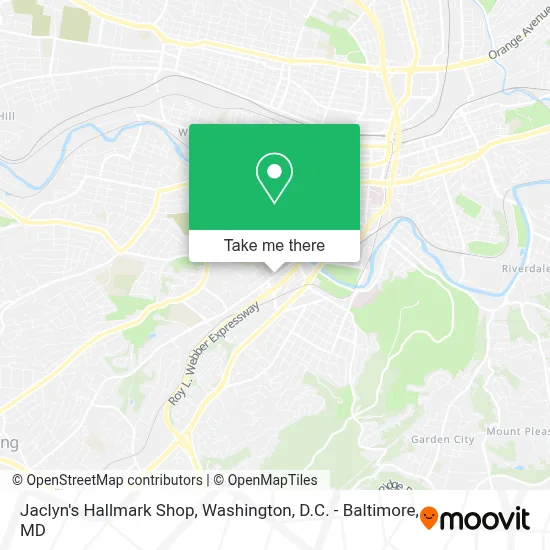 Jaclyn's Hallmark Shop map