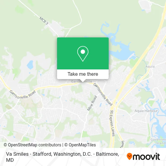 Va Smiles - Stafford map