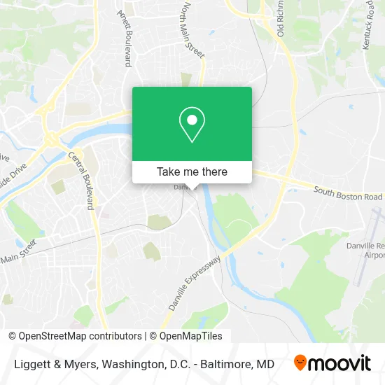 Liggett & Myers map