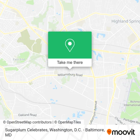 Sugarplum Celebrates map
