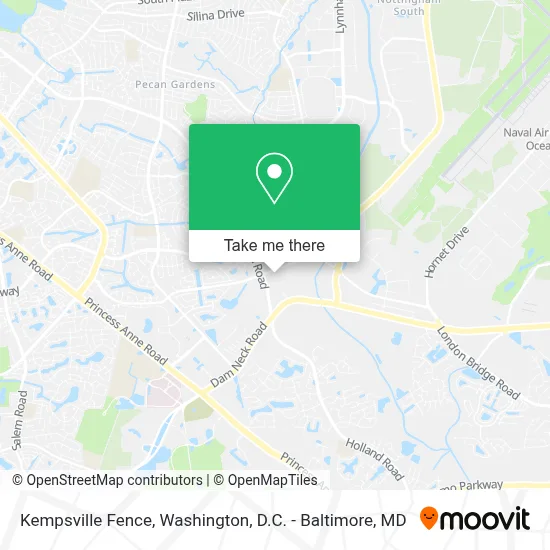 Kempsville Fence map