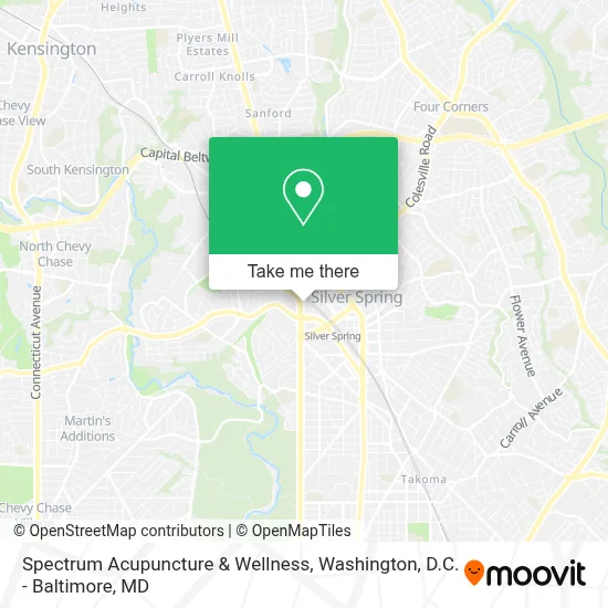 Spectrum Acupuncture & Wellness map