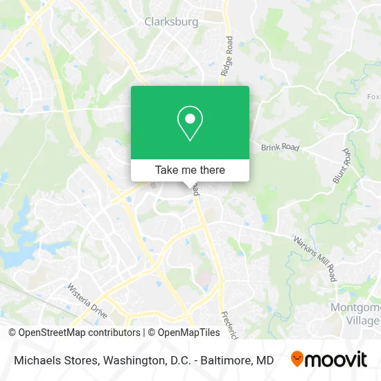Michaels Stores map