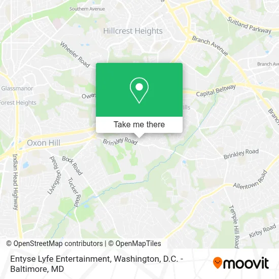 Entyse Lyfe Entertainment map