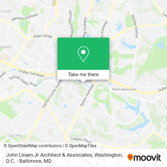 John Linam Jr Architect & Associates map