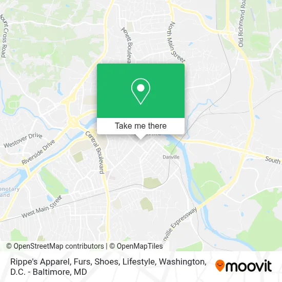 Rippe's Apparel, Furs, Shoes, Lifestyle map