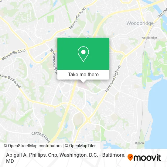 Abigail A. Phillips, Cnp map